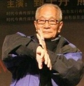 Grandmaster Ip Chun showing Bong Sao